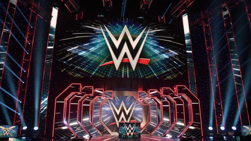 Logo de WWE avant un combat