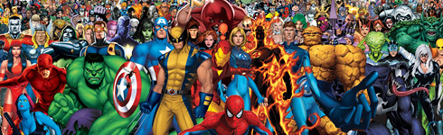 Les superhéros de Marvel